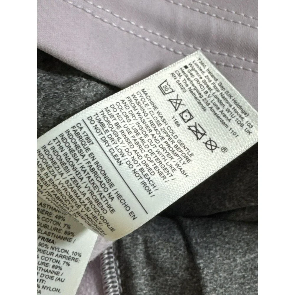 Athleta Apres Ski Down Quilted Jogger Pants Size 16 Purple Lavender Drawstring - Picture 13 of 16